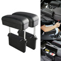 2 PCS Universal Car PU Leather Wrapped Armrest Box Cushion Car Armrest Box Mat with Storage Box, 2pcs(Black), 2pcs (Black Red), 2pcs(Black White), 2pcs(Grey), 2pcs(Beige), 2pcs(Brown)