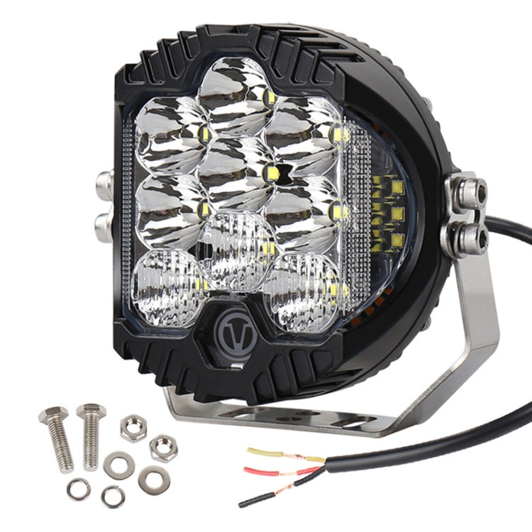 5 inch DC12V-24V 5000LM 6500K 50W Car LED Headlight for Jeep Wrangler / Harley, OL-1950