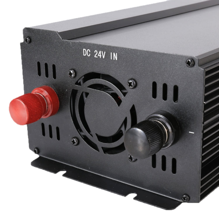 3000W DC 24V to AC 220V Car Multi-functional Sine Wave Power Inverter, Random Color Delivery, 3000W(Sine Wave)