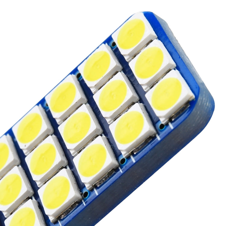 2 PCS T10 / W5W / 168 DC12V 1.8W 6000K 140LM 18LEDs SMD-3030 Car Reading Lamp Clearance Light, with Decoder, 18LEDs SMD-3030