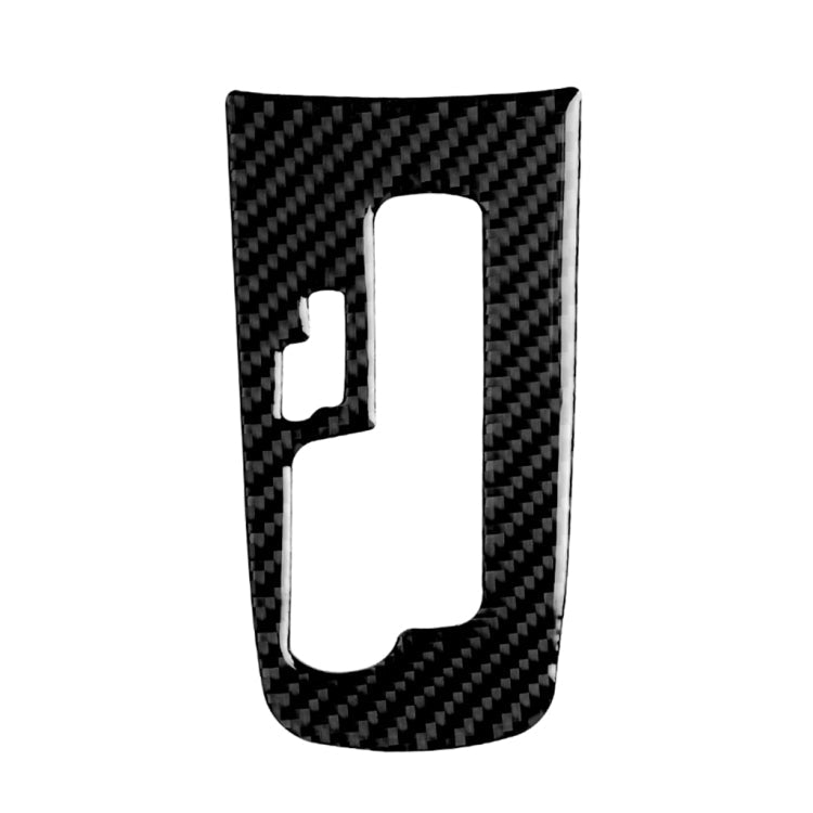 Auto-Kohlefaser Mittelkonsole Schaltknaufabdeckung Dekorativer Aufkleber für Chevrolet Cruze 2009-2015, Links- und Rechtslenker Universal, Schaltknaufposition