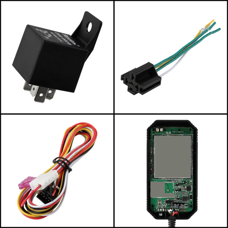 TK300 4G GPS / GPRS / GSM Echtzeit Auto-LKW-Fahrzeug-Tracking-GPS-Tracker mit Batterie und Relais, TK300