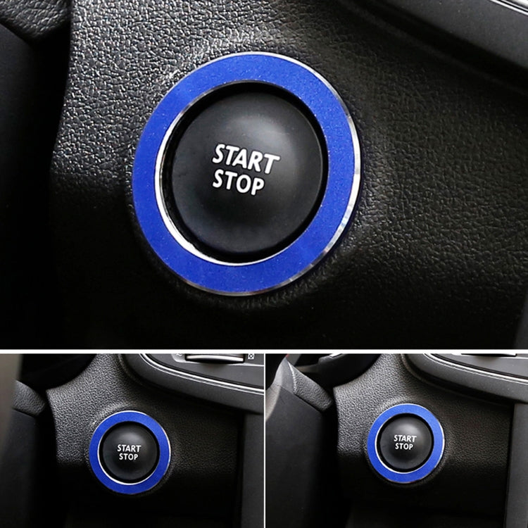 For Renault Metal Ignition Key Ring, Inside Diameter: 4.8cm, For Renault (Blue), For Renault (Red)