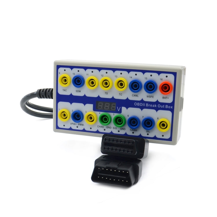Car OBDII Protocol Detector Break Out Box, Break Out Box