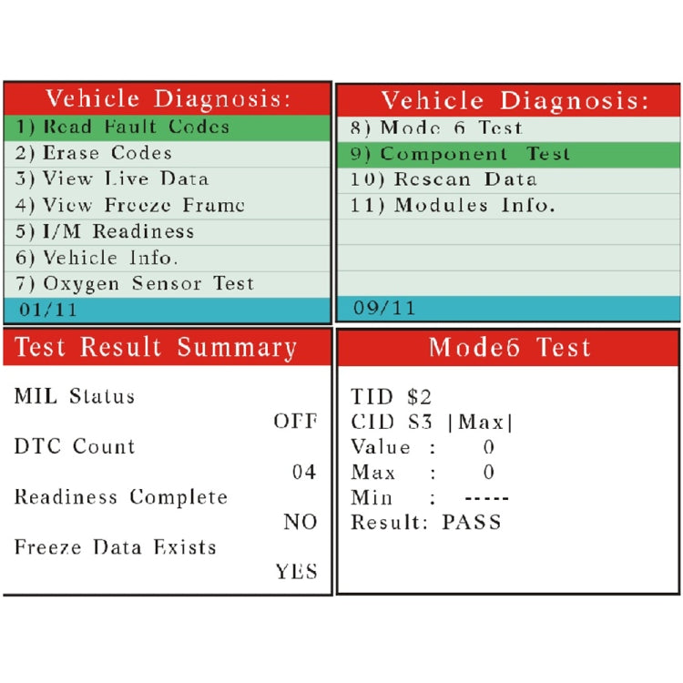 V800 Car Mini Code Reader OBD2 Fault Detector Diagnostic Tool, V800