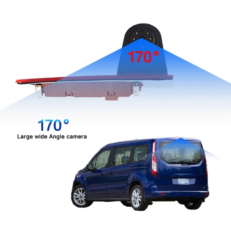 PZ477 Car Waterproof 170 Degree Brake Light View Camera for Ford Transit Custom, PZ477
