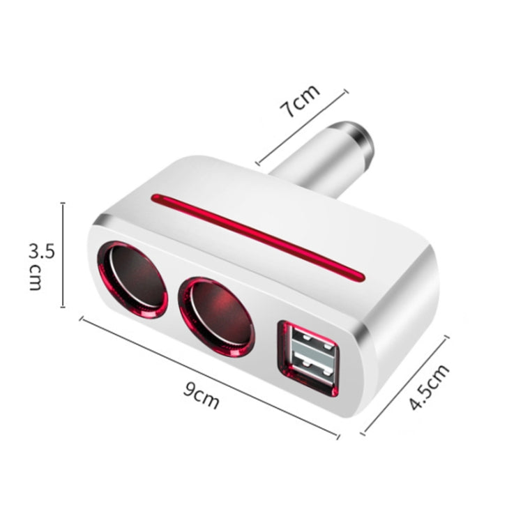 SHUNWEI SD-1918 80W 3,1A 2-in-1 Dual-USB-Autoladegerät, SD-1918, SD-1918 (Schwarz)