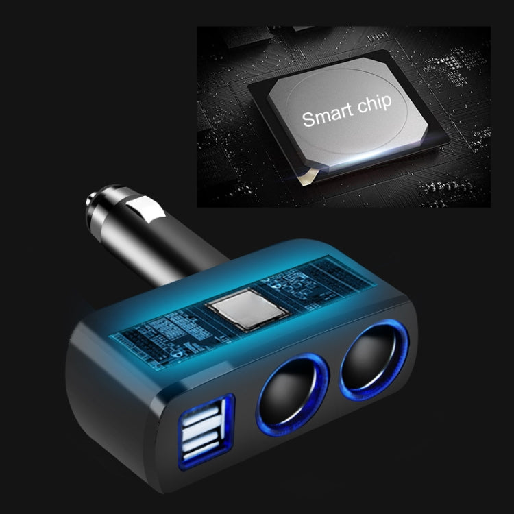 SHUNWEI SD-1918 80W 3,1A 2-in-1 Dual-USB-Autoladegerät, SD-1918, SD-1918 (Schwarz)