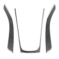 3 in 1 Car Carbon Fiber Gears Panel Decorative Sticker for Audi A5 Hard Top 2008-, Left and Right Drive Universal, Gears Panel