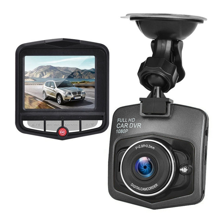 2,4 Zoll Auto 480P Einzelaufnahme Shield Fahrrekorder DVR Unterstützung Parküberwachung / Loop-Aufnahme (Schwarz), 2,4 Zoll
