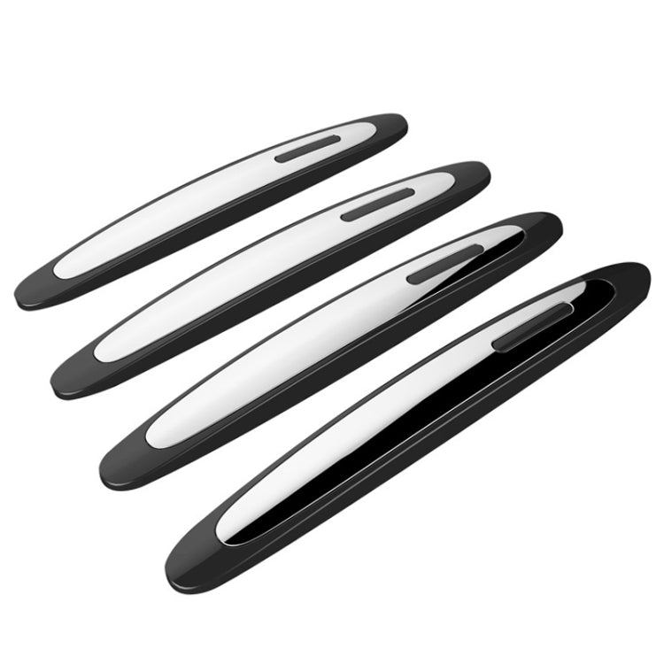 Car Door Anti-Collision Strip Protector Sticker 3R-2164 Black/White