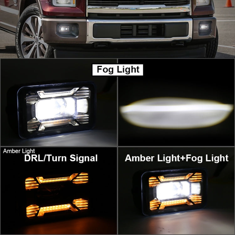 1 Pair Car Special Modified Front Fog Lamp for US Version Ford F150 2015-2016, For Ford F150 2015-2016