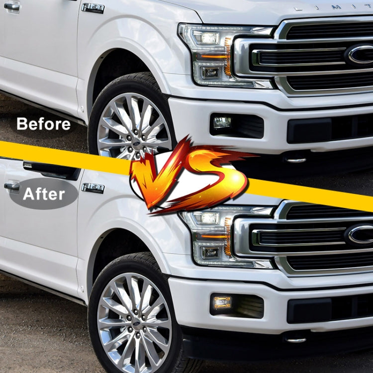 1 Pair Car Special Modified Front Fog Lamp for US Version Ford F150 2015-2016, For Ford F150 2015-2016