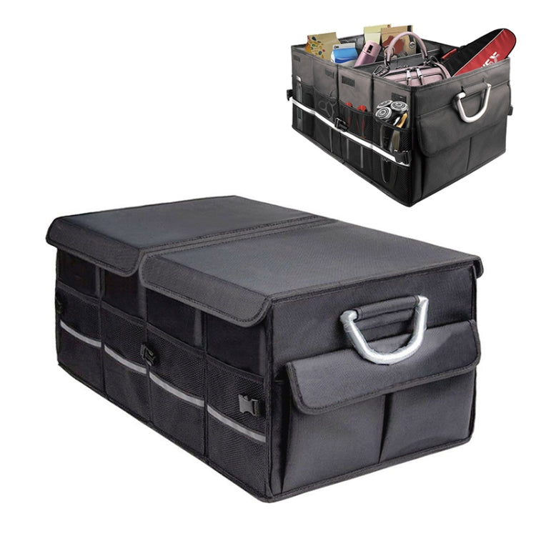 Soft Middle Partition Car Trunk Foldable Storage Box, Size: 58 x 40 x 30cm, Soft Middle Partition