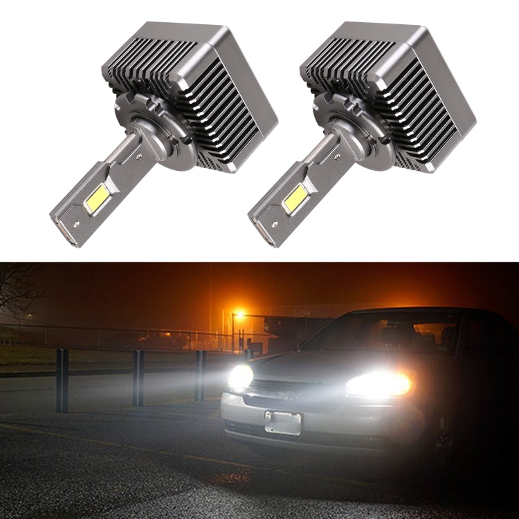 1 Pair D Series D3S Car HID Ballast to LED Headlight DC12V / 35W / 6000K / 5000LM, D3S