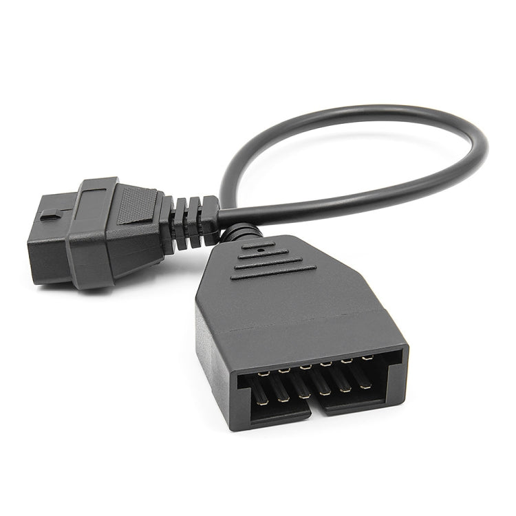 12Pin to 16Pin Car OBD2 Conversion Cable OBDII Diagnostic Adapter Cable for GM, 12Pin to 16Pin for GM