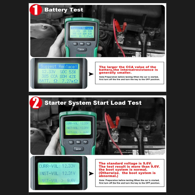 DUOYI DY2015A Auto 12V 24V Digitale CCA Last Batterie Ladung Digitale Kapazitätstester, DY2015A