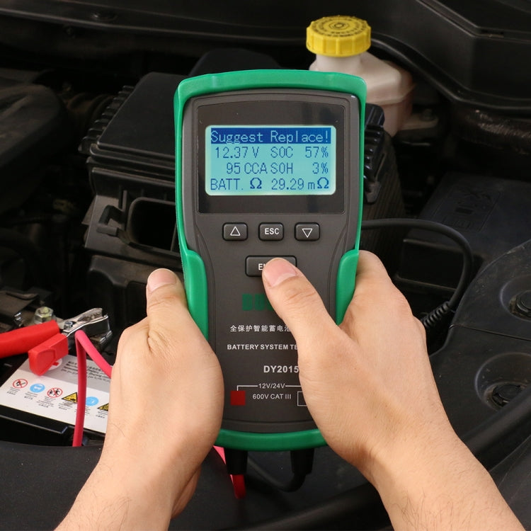DUOYI DY2015A Auto 12V 24V Digitale CCA Last Batterie Ladung Digitale Kapazitätstester, DY2015A