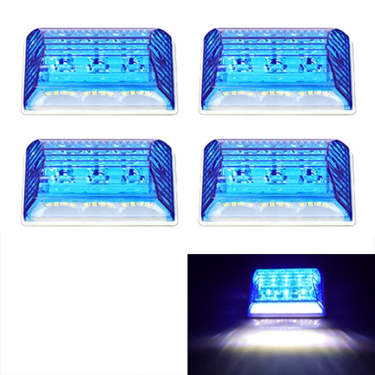 4 PCS ZS-6001 DC24V Car / Truck Side Marker Indicator Lights Bulb Lamp