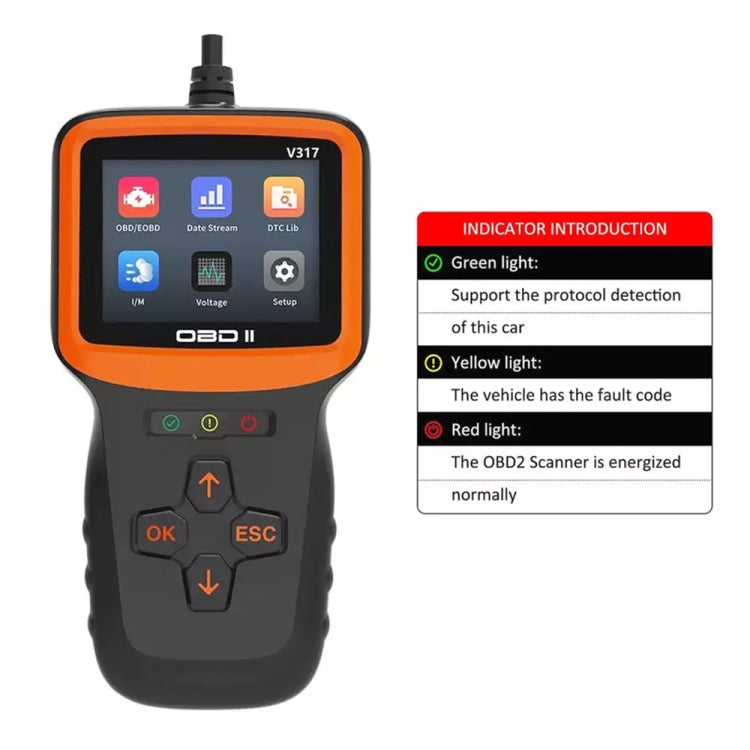 V317 Auto Fehlerdetektor OBD2 ELM327 Scanner Codeleser