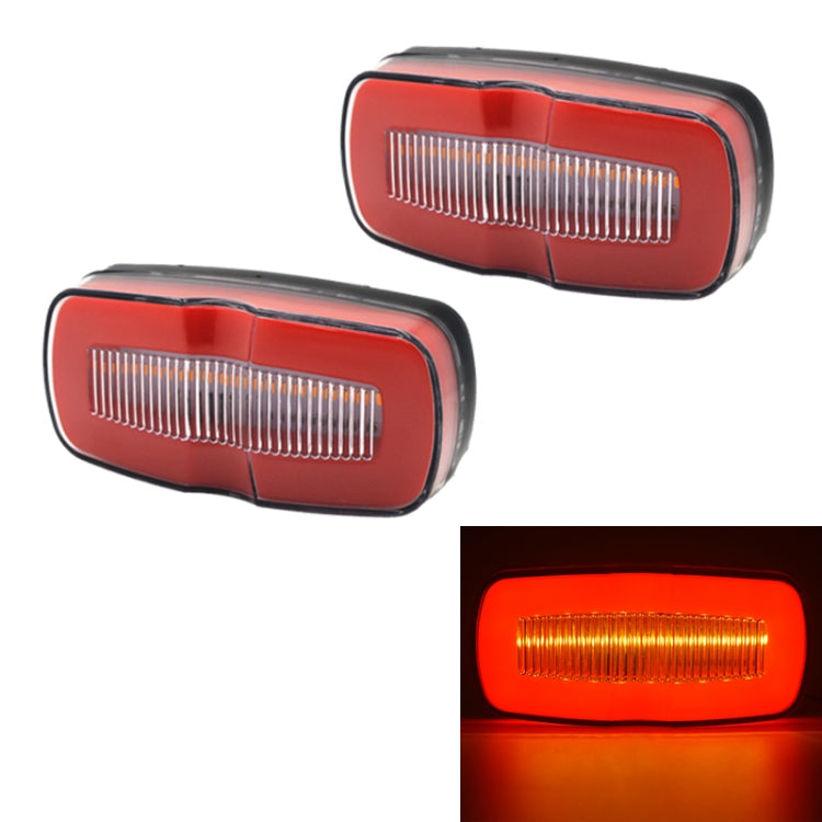 2 PCS MK-190 Truck LED Side Marker Light, MK-190 (Red Light), MK-190 (White Light), MK-190 (Yellow Light)