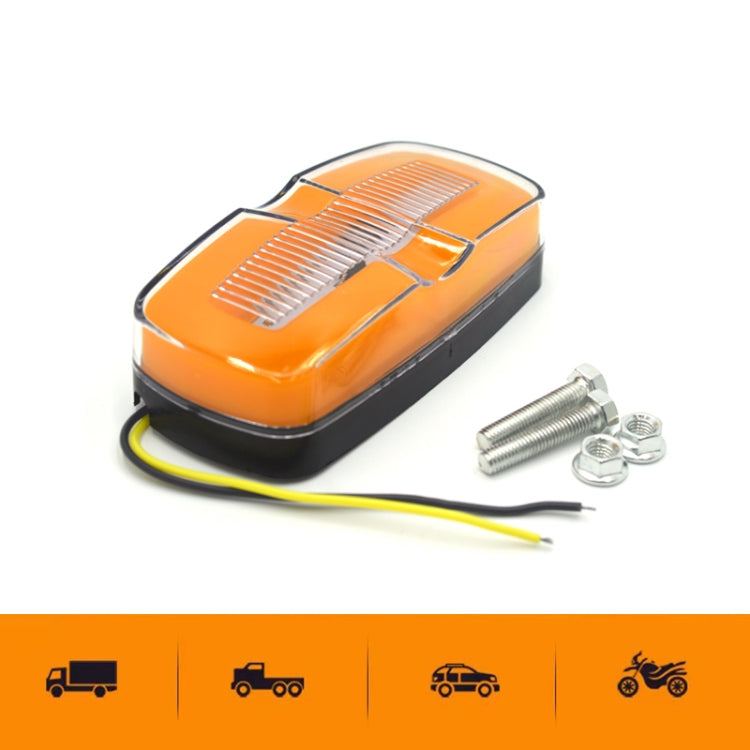 2 PCS MK-190 Truck LED Side Marker Light, MK-190 (Red Light), MK-190 (White Light), MK-190 (Yellow Light)