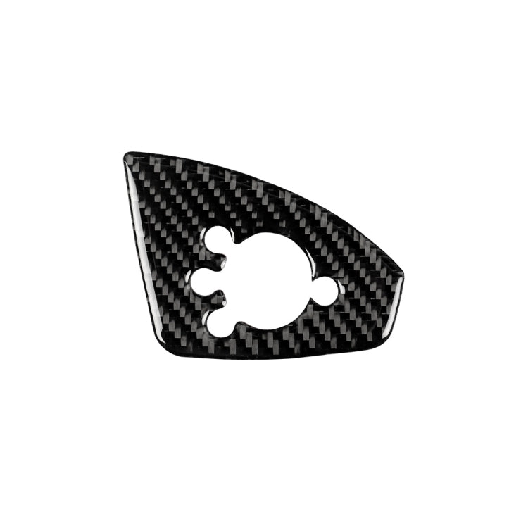 Car Carbon Fiber Door Button Decorative Sticker for Audi TT 8n 8J MK123 TTRS 2008-2014, Left Drive, B Style, Door Button , Left Drive B