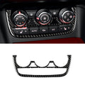 Car Carbon Fiber Air Conditioning Button Decorative Sticker for Audi TT 8n 8J MK123 TTRS 2008-2014, Left and Right Drive Universal, Air Conditioning Button