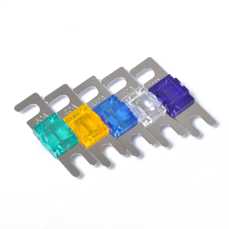 5 Stücke Auto Audio AFS Mini ANL 30A 40A 60A 80A 100A Sicherung vernickelt, 30A 40A 60A 80A 100A