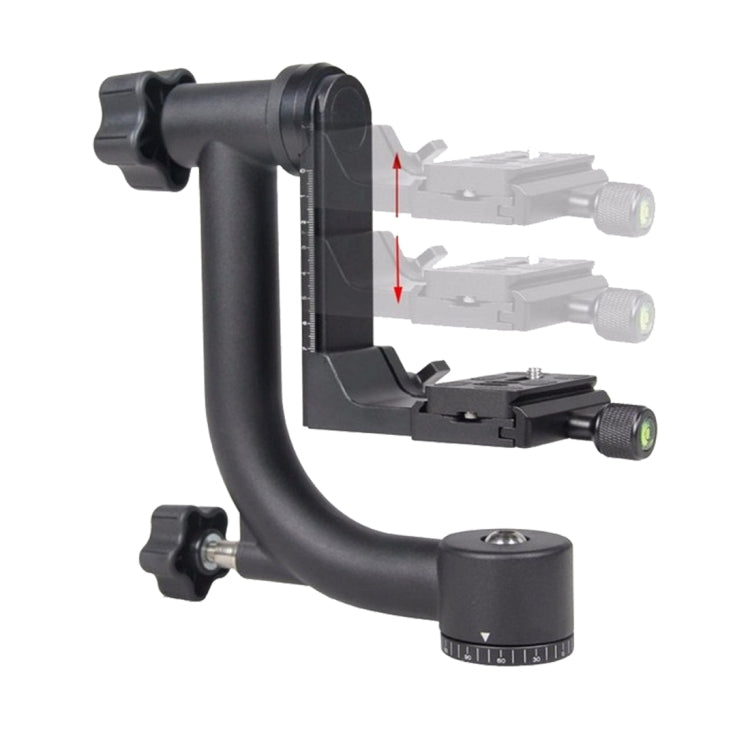 YELANGU Horizontal 360 Degree Gimbal Tripod Head for Home DV and SLR Cameras, YLG0401E