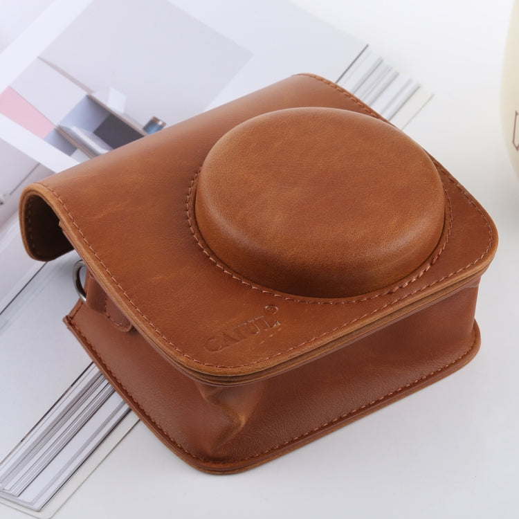 Retro-Tasche aus PU-Leder für FUJIFILM instax mini 9 / mini 8+ / mini 8 inklusive Trageriemen, für FUJI mini 9, für FUJI mini 9