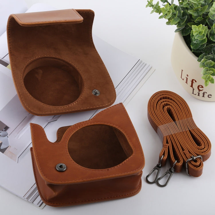 Retro-Tasche aus PU-Leder für FUJIFILM instax mini 9 / mini 8+ / mini 8 inklusive Trageriemen, für FUJI mini 9, für FUJI mini 9