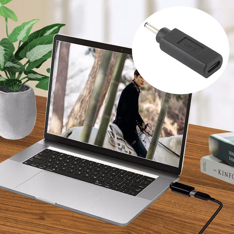 USB-C / Type-C Female to 3.0 x 1.0mm Male Plug Adapter Connector