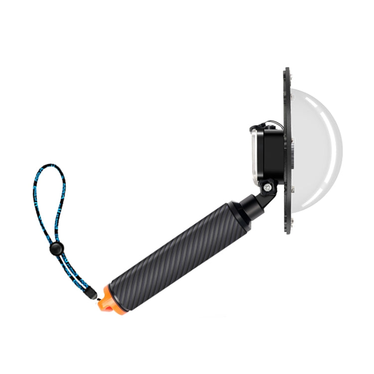 RUIGPRO Floating Hand Grip Dome Port Underwater Diving Camera Lens Transparent Cover for DJI Osmo Action, Osmo Action