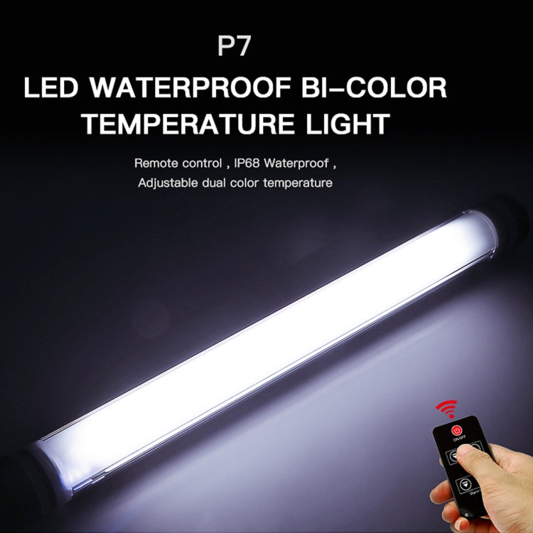 LUXCeO P7 Dual Color Temperature Photo LED Stick Video Light Waterproof Handheld LED Fill Light with Remote Control, P7