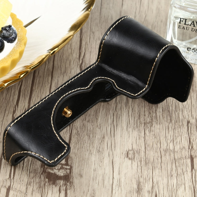 1/4 Zoll Gewinde PU-Leder Kameratasche (Half Case) für FUJIFILM X-S10
