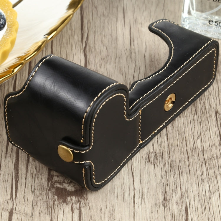 1/4 Zoll Gewinde PU-Leder Kameratasche (Half Case) für FUJIFILM X-S10
