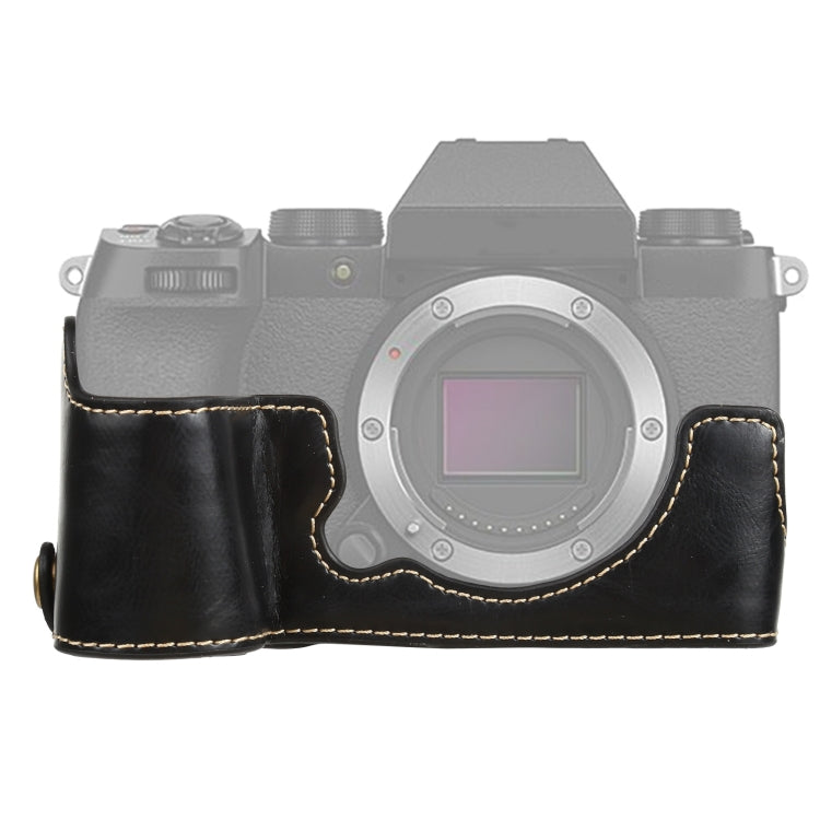 1/4 Zoll Gewinde PU-Leder Kameratasche (Half Case) für FUJIFILM X-S10