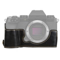 1/4 Zoll Gewinde PU-Leder Kameratasche (Half Case) für FUJIFILM X-S10