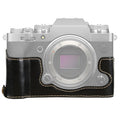 1/4 inch Thread PU Leather Camera Half Case Base for FUJIFILM X-T4, For FUJIFILM X-T4