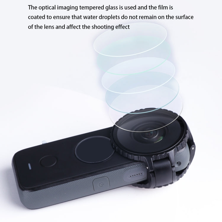 Linsenschutz-Glasabdeckung für Insta360 One X2, Für Insta360 One X2