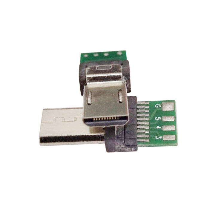 10 Stk. 15-Pin USB-Platinenstecker Micro-USB-Adapter für Sony Kameradatenkabel