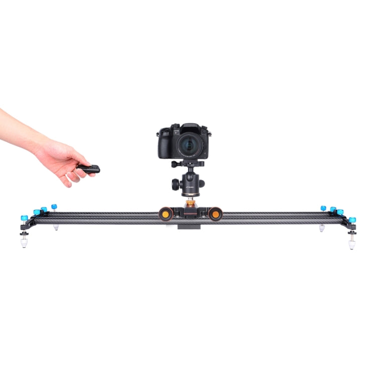 YELANGU L4X Camera Wheel Dolly II Electric Track Slider 3-Wheel Video Pulley Rolling Dolly Car with Remote Control for DSLR / Home DV Cameras, GoPro, Smartphones, Load: 3kg, L4X Dolly Car Black