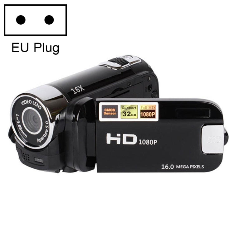 16-fach digitaler Zoom HD 16-Megapixel Heim- und Reise-DV-Kamera, EU-Stecker, EU-Stecker