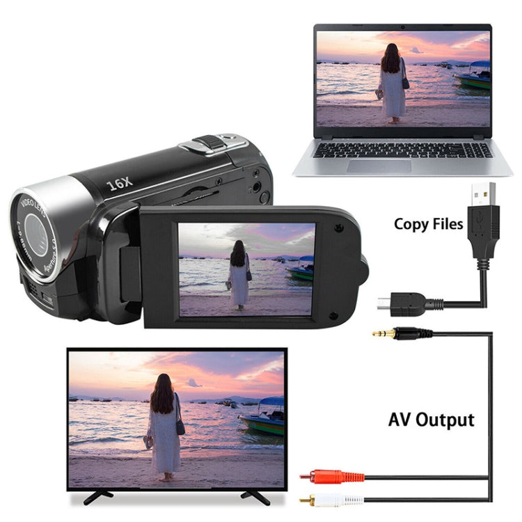 16-fach digitaler Zoom HD 16-Megapixel Heim- und Reise-DV-Kamera, EU-Stecker, EU-Stecker