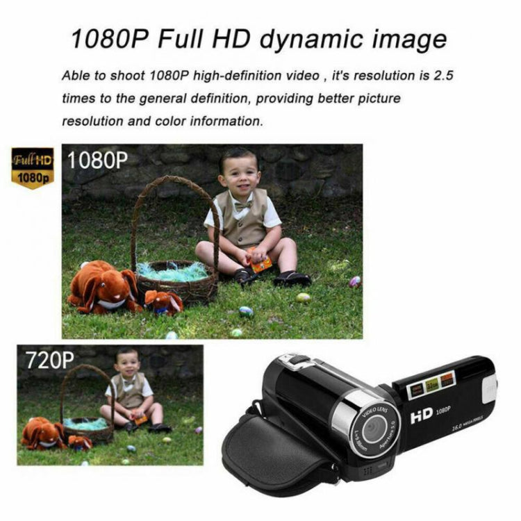 16-fach digitaler Zoom HD 16-Megapixel Heim- und Reise-DV-Kamera, EU-Stecker, EU-Stecker