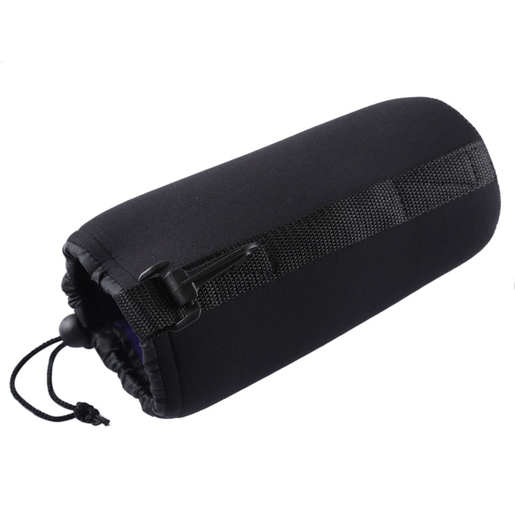 4 PCS Neoprene SLR Camera Lens Carrying Bag Pouch Bag with Carabiner, Size: 10x22cm, 10x14cm, 10x18cm, 8x10cm, 4 Size