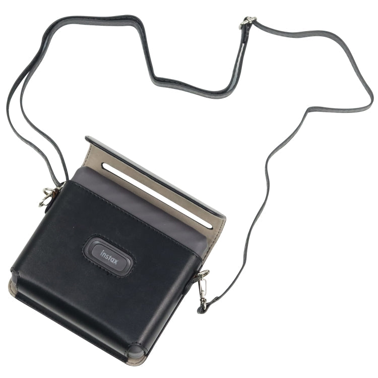 Für FUJIFILM instax Link WIDE Ganzkörper-PU-Ledertasche mit Trageriemen, für FUJIFILM instax Link WIDE