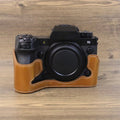 For Fujifilm XH2S 1/4 inch Thread PU Leather Camera Half Case Base, For Fujifilm XH2S