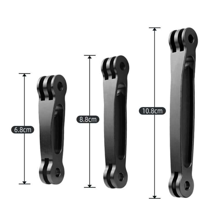 Joint Aluminum Extension Arm Grip Extenter for DJI, Insta360, GoPro and Other Action Cameras, Length: 6.8cm, 6.8cm